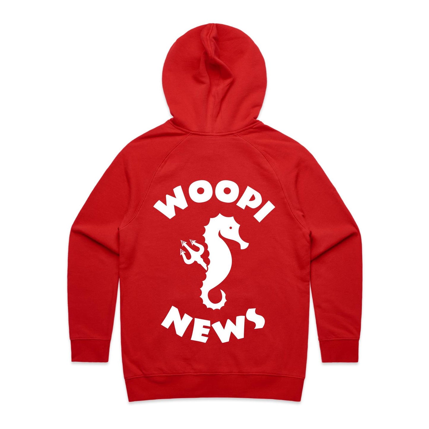 Woopi News Women's Supply Hoodie – Logo Front and Back