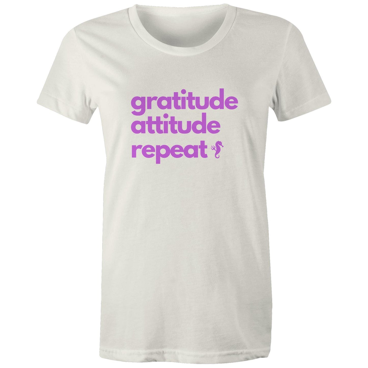 Gratitude Attitude Repeat – Women’s Organic Tee