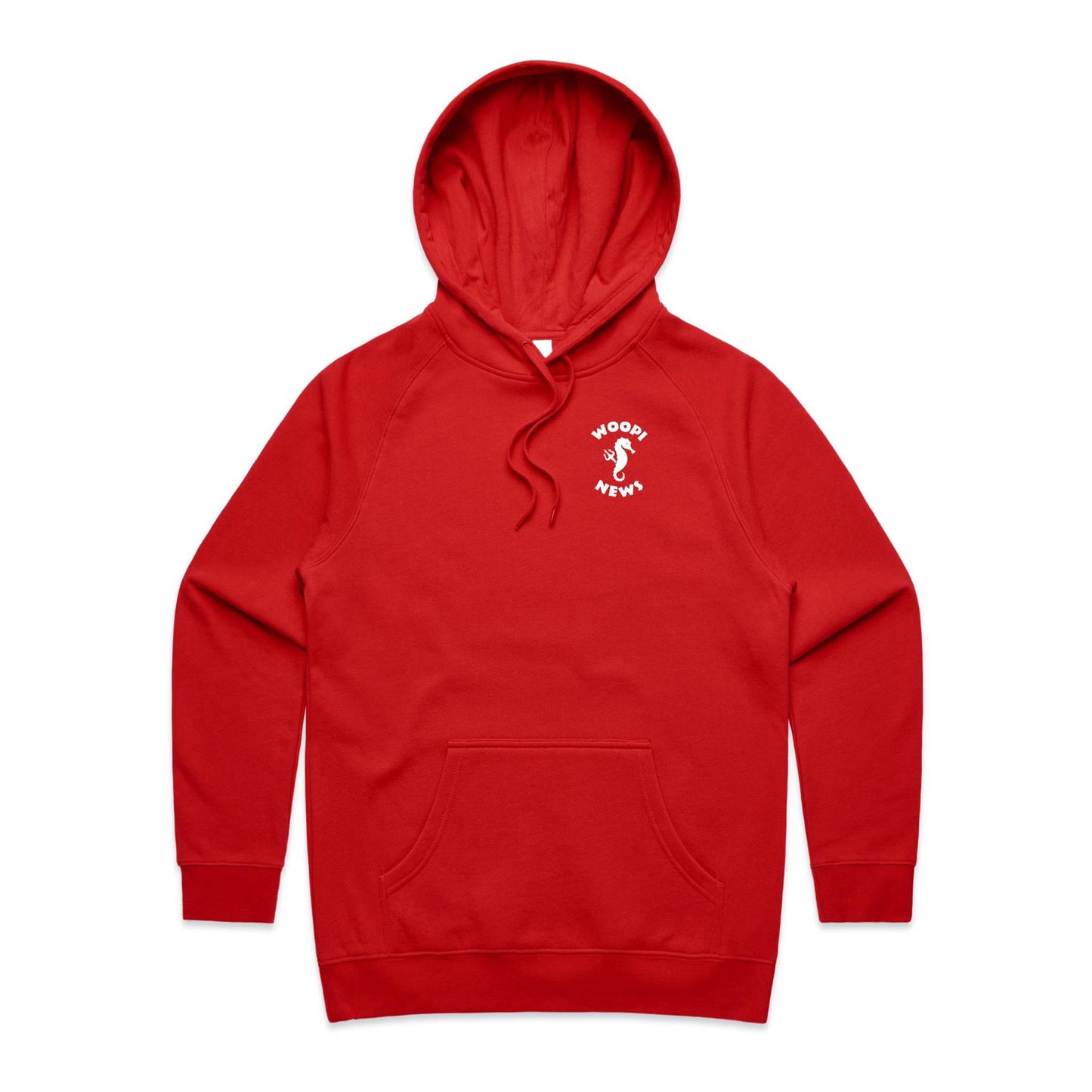 Woopi News Women's Supply Hoodie – Logo Front and Back