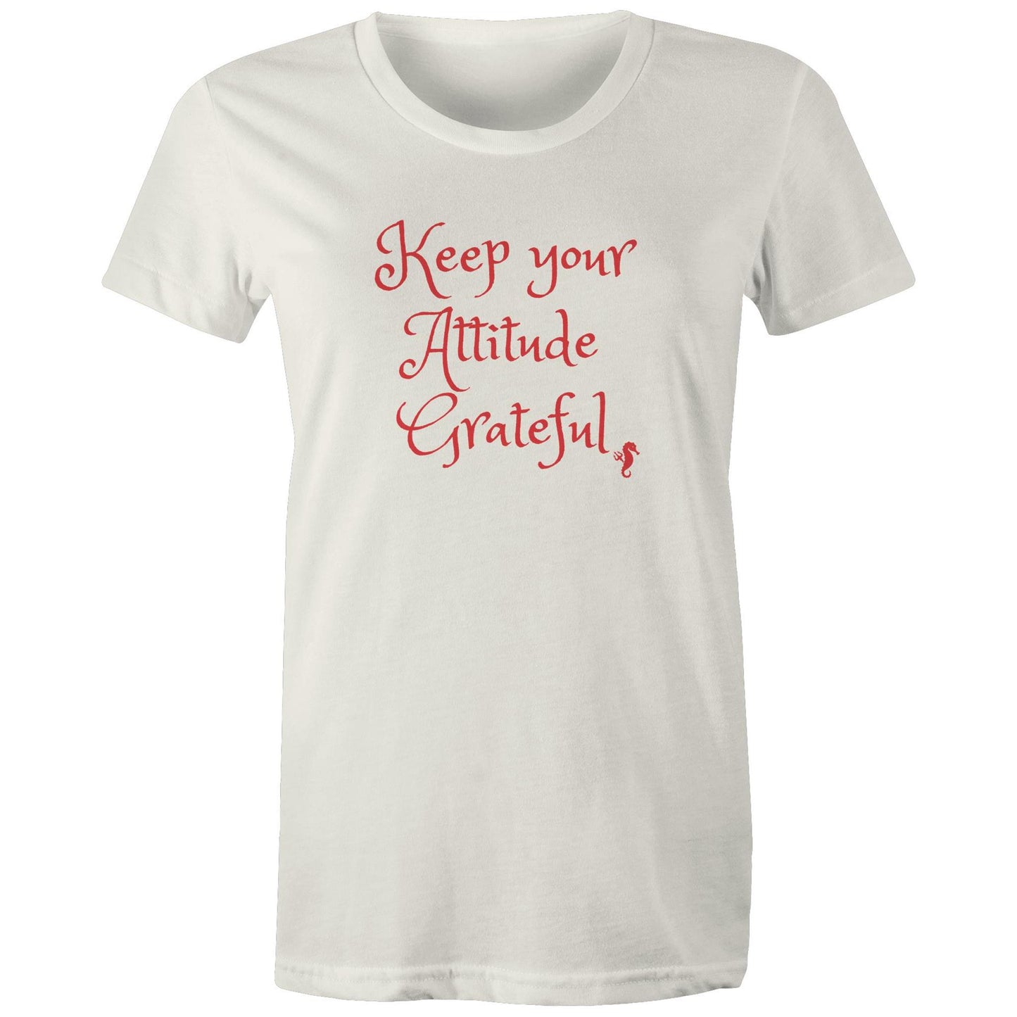 Keep Your Attitude Grateful  - Women's Organic Tee