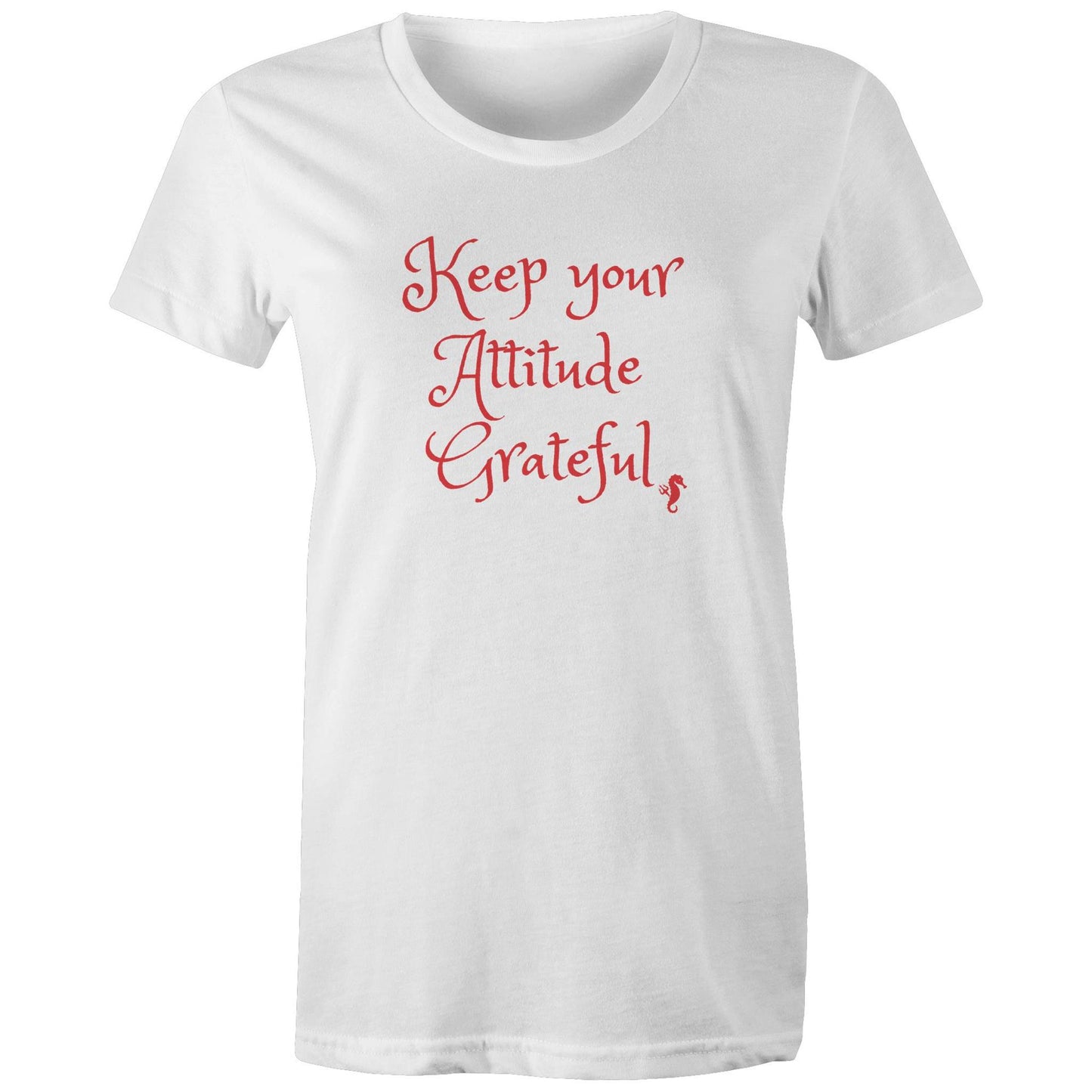 Keep Your Attitude Grateful  - Women's Organic Tee