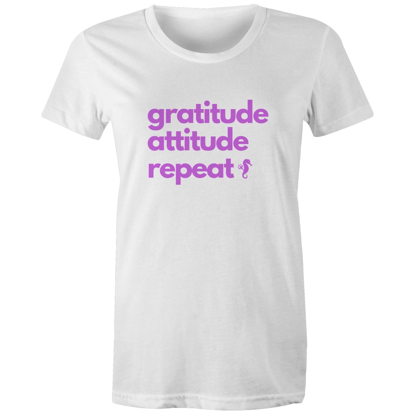 Gratitude Attitude Repeat – Women’s Organic Tee