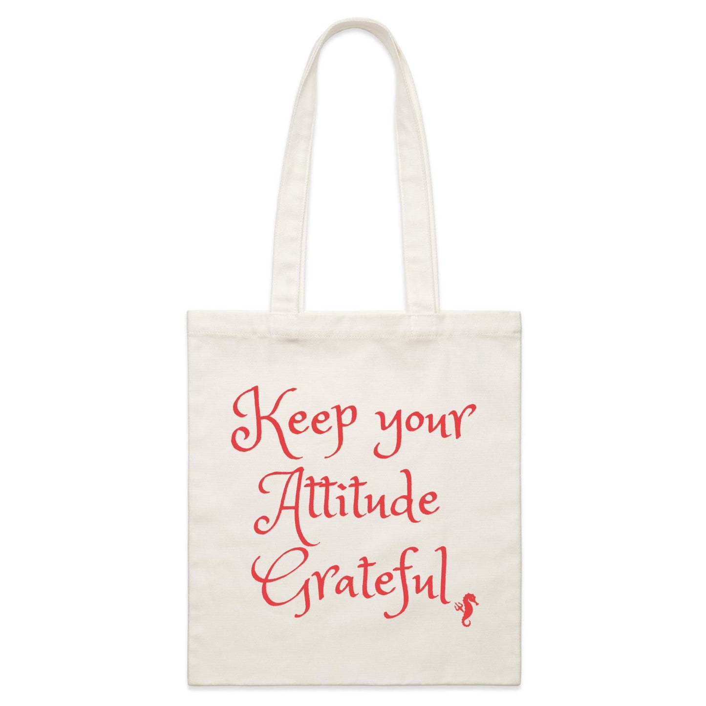 Keep Your Attitude Grateful - Canvas Tote Bag