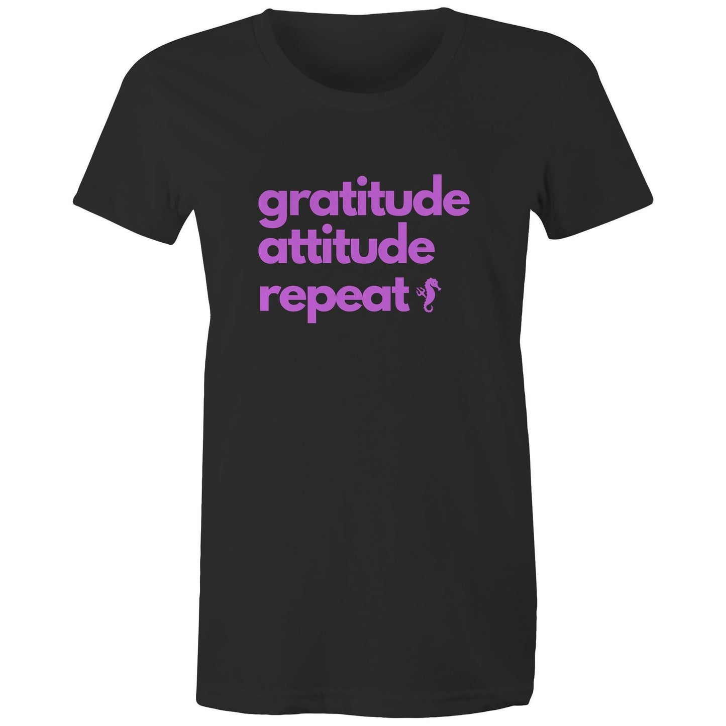 Gratitude Attitude Repeat – Women’s Organic Tee
