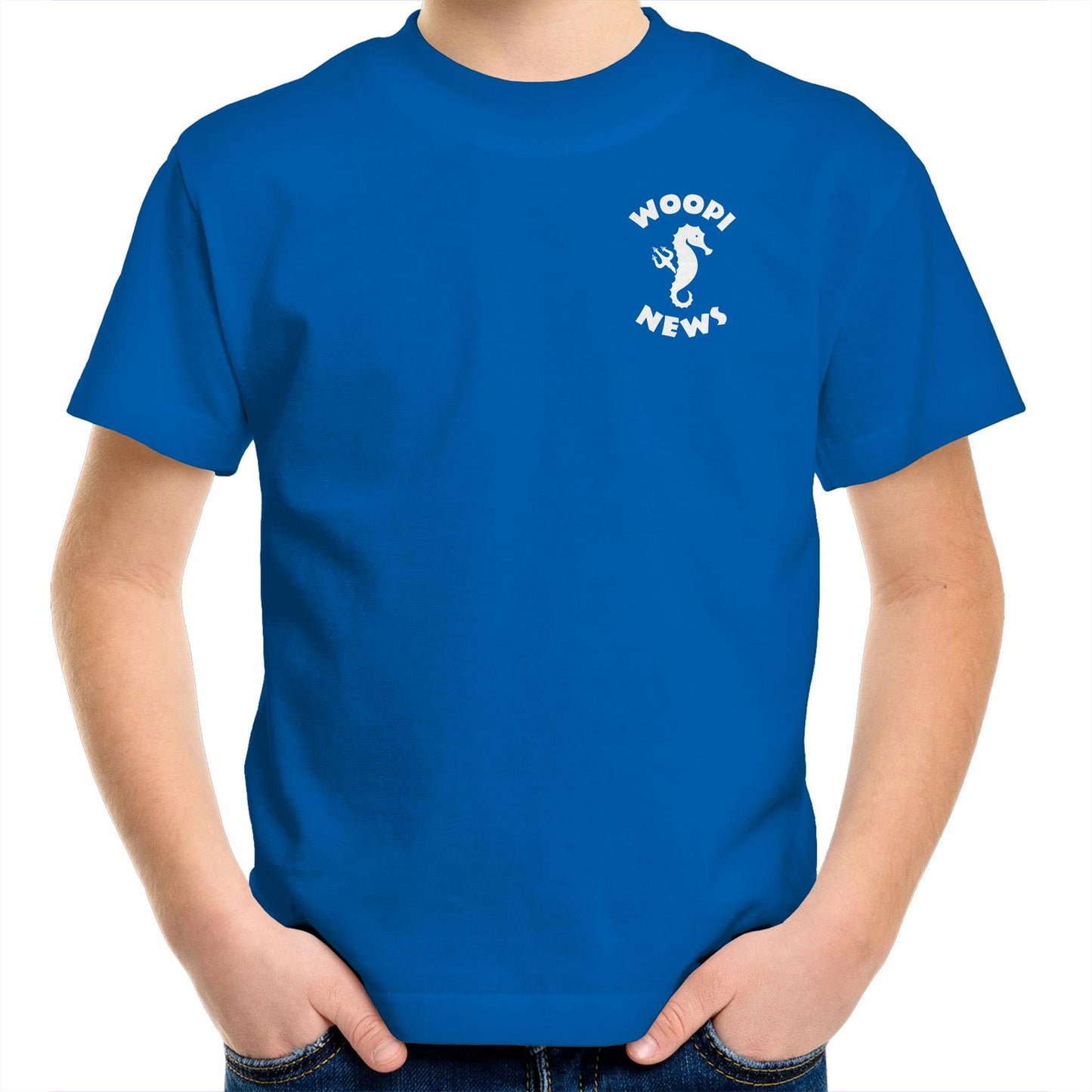 Woopi News Kids/Youth Tee – Logo Front and Back
